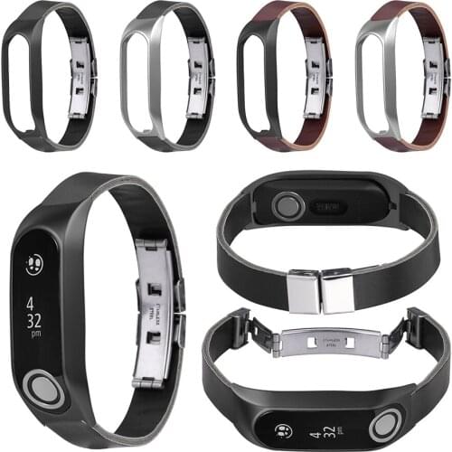 For TomTom Touch Watchbands Fashion Retro Leather Bracelet Strap Classics Butterfly Clasp Replacement Strap Watch Accessories