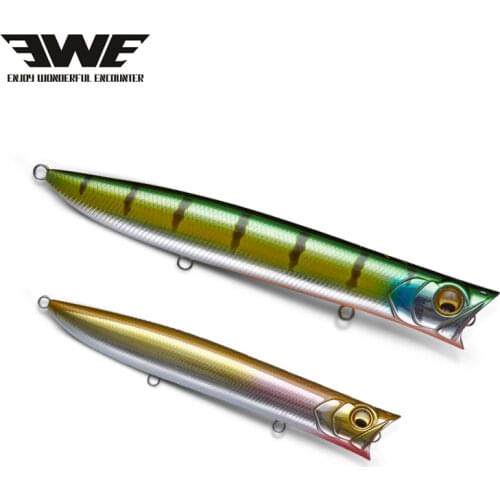 EWE GUIBO Popper Fishing Lures 105mm/13.5g 115mm/18g 70mm/7g 85mm/9.5g Crankbait Wobblers high carbon steel hook Fishing Lures