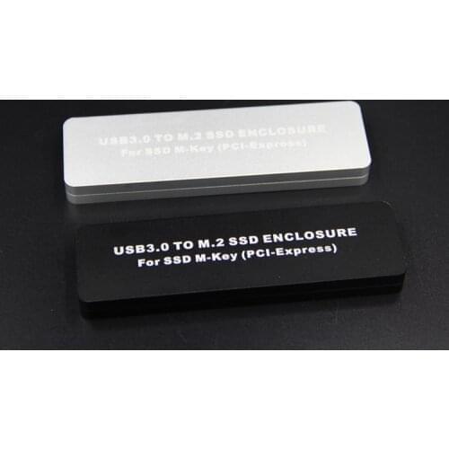SP New USB 3.0 to M.2 M-Key PCI-Express SSD ENCLOSURE hard disk box For ssd M-Key ( PCI-Express ) support 2230/2242/2260/2280