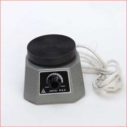 Dental Laboratory Equipment Vibrator Oscillator Shaker 4" Round for teeth cure for dentist