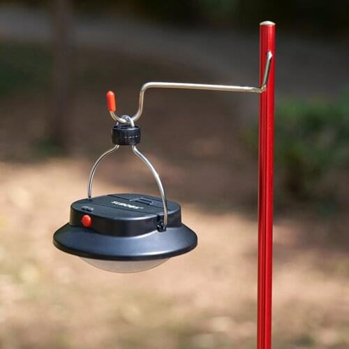 Lamp Bracket Foldable Aluminum Alloy Light Stand Adjustable Height Outdoor Indoor Portable Light Hanger for Camping Tent Home