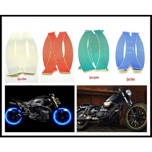 Motorcycle Wheel Sticker Reflective Decal Tape for SUZUKI GSF650 BANDIT GSX1250 F SA ABS GSX1400 GSX650F