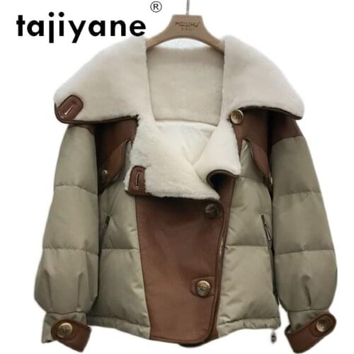 Tajiyane 2020 Down Coats and Jackets Women Real Fur Coat Womens Genuine Sheepskin Jacket Woman Wool Clothing Femme Veste TN1987
