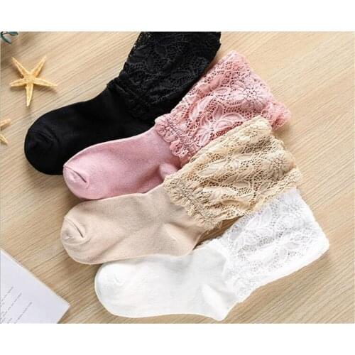 Women Sexy Retro Lace Floral Black Mesh Women Girl Socks Elastic Fashion Lady Hipster Lovely Soft Long Socks B611