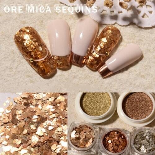 1 Box Holographic Mica Nail Art Glitter 3D Mixed Blend Flake Nail Glitter Powder Slice Sequins For Manicure Nail Art Decoration