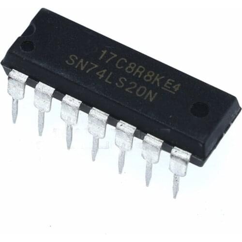 10pcs/lot HD74LS20 SN74LS20N 74LS20 In-line DIP-14 New