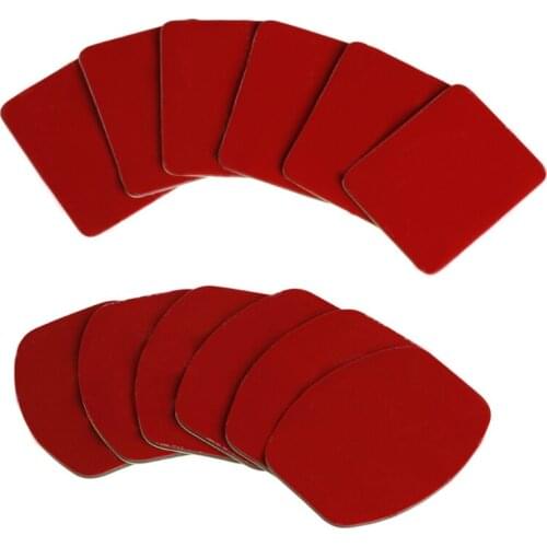 2019 New 3M 12pcs Flat Curved Helmet Mount Adhesive Pads For Gopro HD Hero 1 2 3 3