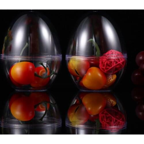 4/6/8 Pcs Candy Boxes Creative Funny Transperant Biscuit Container Easter Storage Box Candy Packing Boxes for Party Candy