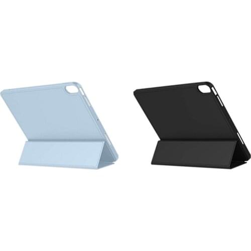 Tablet Case with Pen Slot Tablet Case for iPad Air Fourth-Generation Case Tri-Folding Case Back Cover