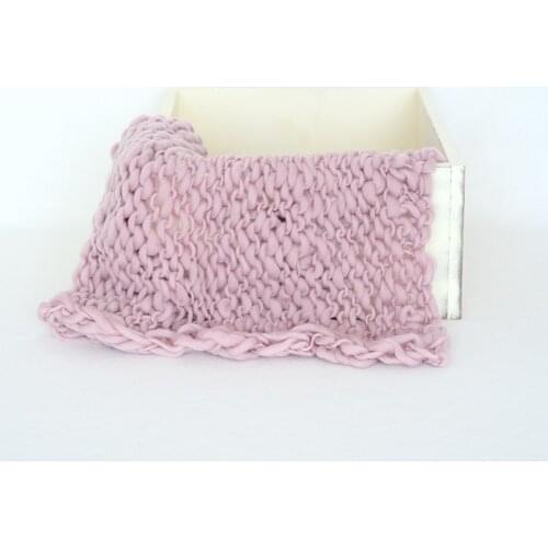 Baby Merino Wool Fabric Blanket Vintage Baby Layer Photo Props Crochet Chunky Layer Newborn Posing Blanket Mini Layer Fabric