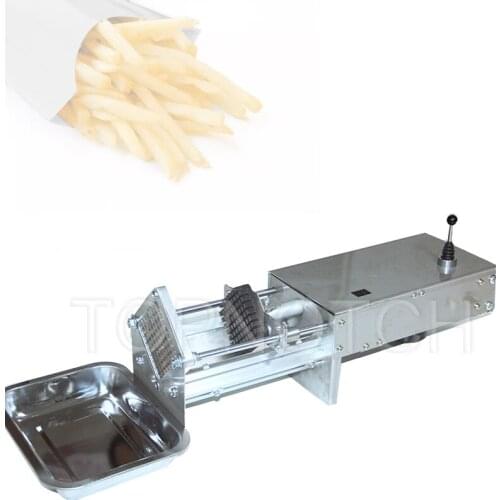 Electric Commercial French Fries Cutter Machine Potato Radish Cucumber Carrot Cutter Stripe Maker