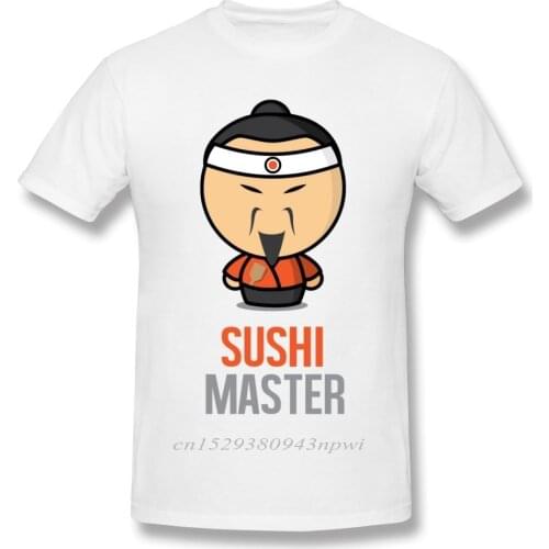Japanese Sushi Master T Shirt For Man Fashionable T-Shirt Hot sale New Arrival Top design Round Neck