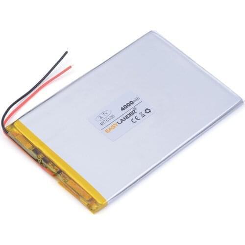 Lithium polymer battery 3.7V 4000MA PL4876108 wholesale NEW Battery for tablet PC battery e-book video game IPAQ MID