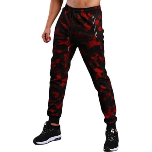 2021Spring and Autumn New Mens Trousers Camouflage Quick-drying Fitness Running Casual Sports Pants Sweatpants Men Clothing