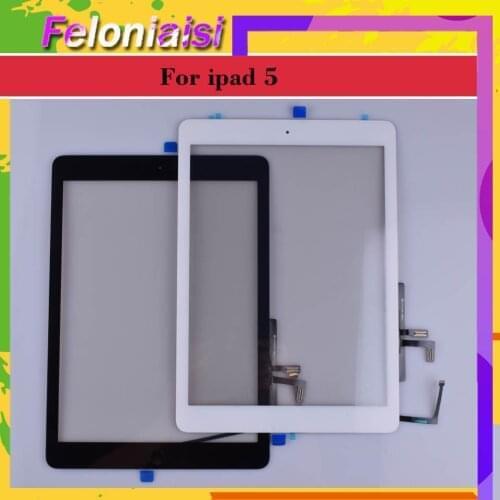 9.7" Original Touch Screen For iPad Air 1 iPad 5 A1474 A1475 A1476 Digitizer Sensor Glass Panel with home Button Touch Screen