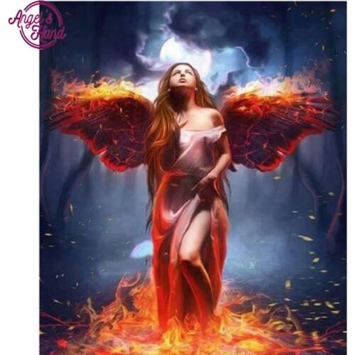 Full Sets Portrait Diamond Embroidery Gothic Drill Painting Cross Stitch 5D Diamond Mosaic Needlework Crafts Home Decor