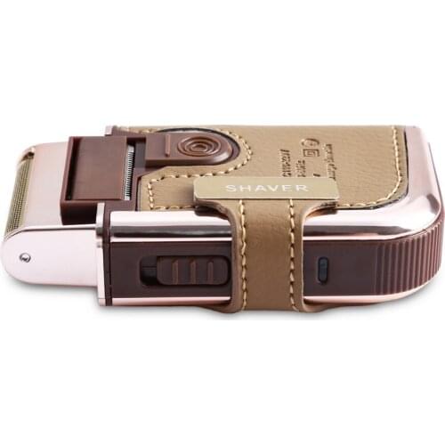 Portable for travel professional shaver hair shaper foil electric shave head shaving machine rotary motor electric razor for men