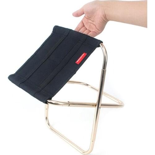 Portable Folding Fishing Chair Lightweight Picnic Camping Chair Foldable Aluminium Cloth Outdoor Easy To Carry Outdoor Furniture