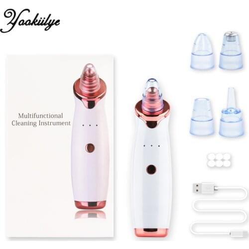 Blackhead Vacuum Cleaner Pore Ance Black Dots Extractor Facial Cleansing Pimple Remover Tool Nose Acne Remover Machine For Face