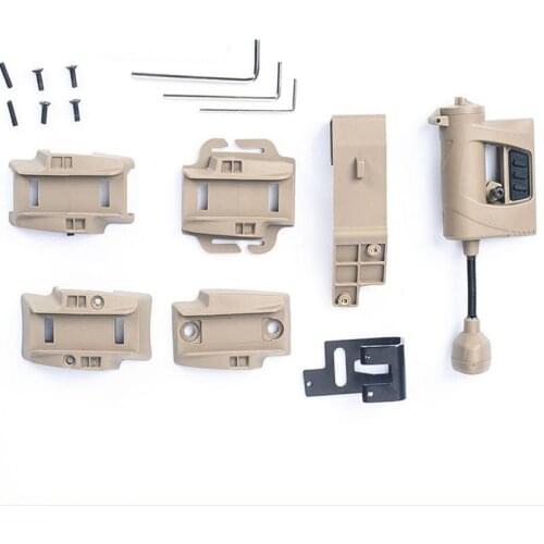 Tactical Signal Light Charge Pro Mpls Helmet Flashlight Red Green White IR 4 Mode Hunting Accessories