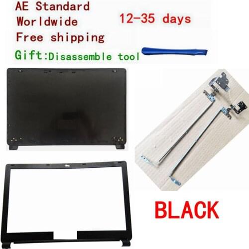 LCD top cover case For Acer Aspire E1-510 E1-530 E1-532 E1-570 E1-572 E1-532 E1-572G BLACK /LCD Bezel Cover/LCD hinges