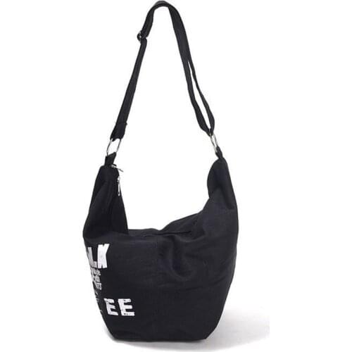 High capacity women letter handbag shoulder Messenger school bag leisure travel bags canvas handbags valiz canvas girl schoolbag