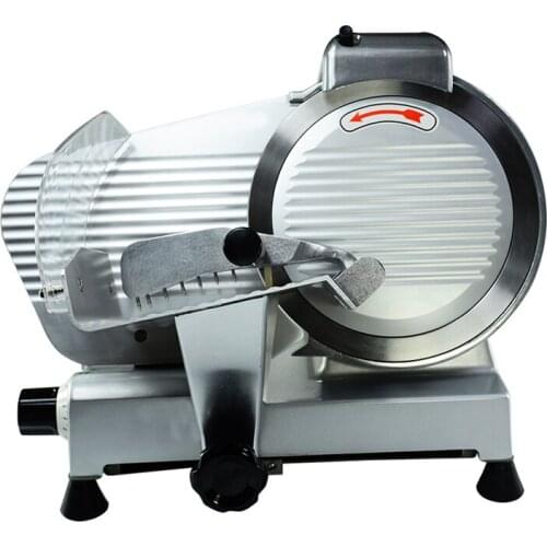 WEB-D250 Commercial Semi-Automatic Lamb Pork Meat Slicing Machine 10 Inch Full Metal Body 220V Household Food Slicing Machine