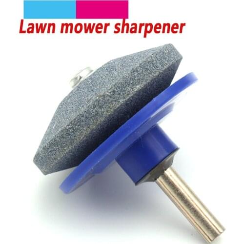 1pcs Abrasive Blade Garden Tools Fastest Knife Sharpener Blade Universal Grinding Rotary Drill Cutter Lawnmower Knife Sharpener