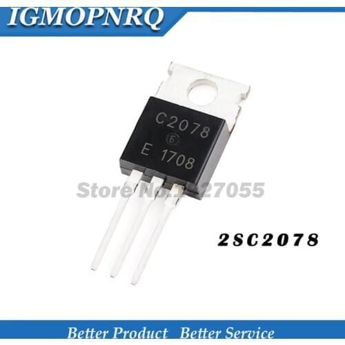 40pcs/lot C2078 2SC2078 NPN high frequency power transistor TO-220 new
