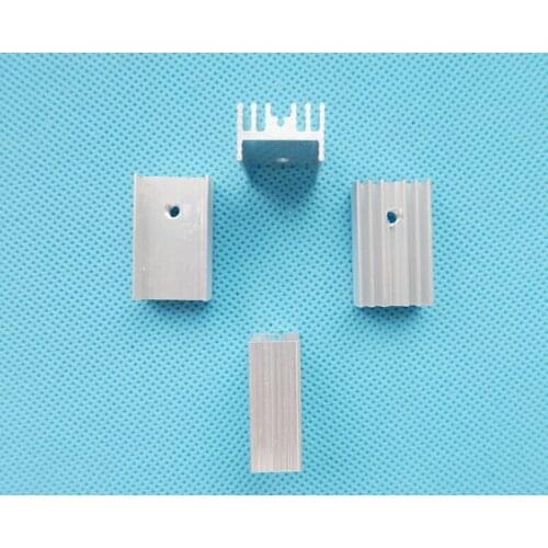 10PCS 21x15x10mm Heatsink Cooling Fin Aluminum Heat Sink for TO3 TO-3 Transistor 21*15*10mm