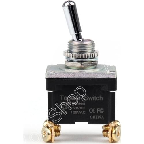 Areyourshop Waterproof DPST ON OFF ON Rocker Toggle Switch Car Auto Truck 4 Pin