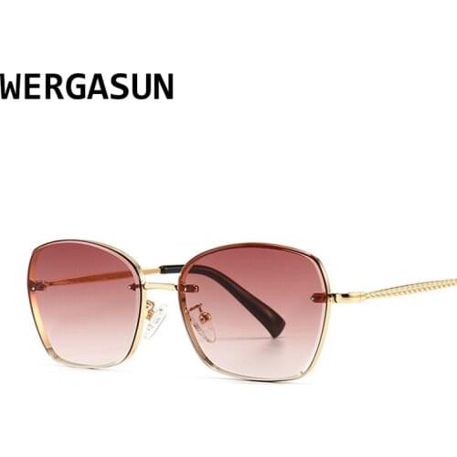 WERGASUN Brand Designer Sunglasses Women Luxury Sun Glasses Classic Retro Outdoor Eyewear Oculos De Sol Gafas