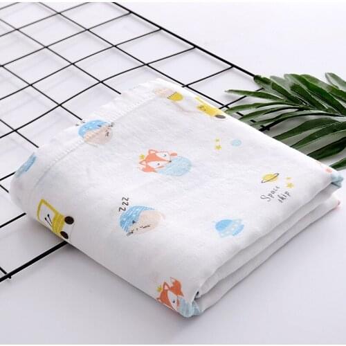 Bamboo Fiber Cotton Baby Blanket Swaddle Bath Towel
