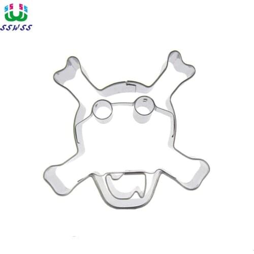 Ghostly Skull Shape Cake Decorating Fondant Cutters Tools,Cookie Biscuit Craft Molds,Direct Selling