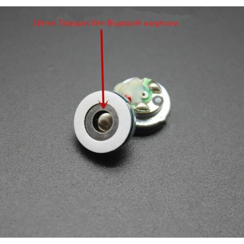 GHXAMP 10mm Bluetooth Headphone Speaker Unit 32 Ohm Full Range Titanium Film Earphone Speaker High Resolution Diy 125DB 2pcs