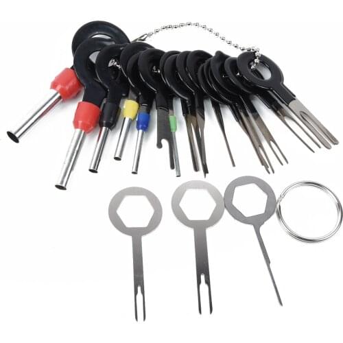 Car Wire Terminal Removal Tools Automotive Wire 21pcs Car Wire Terminal Removal Tool Cable Wiring Connector Pin Puller Repair