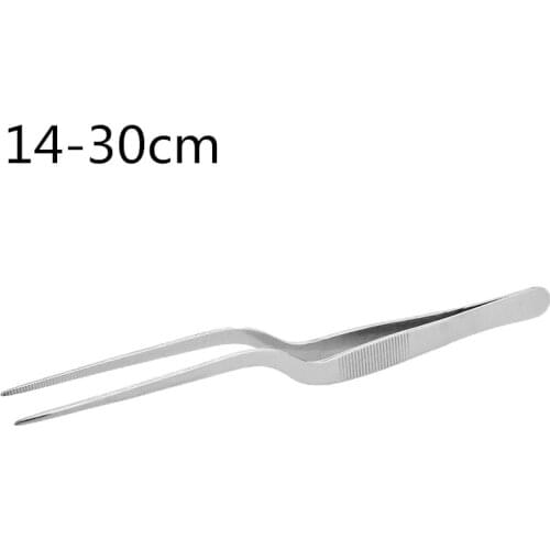 1PC 14-30cm Chef Kitchen Barbecue Tongs Stainless Steel BBQ Tongs Clip Food Meat Tweezer Kitchen Picnic Gadget Cooking Utensils