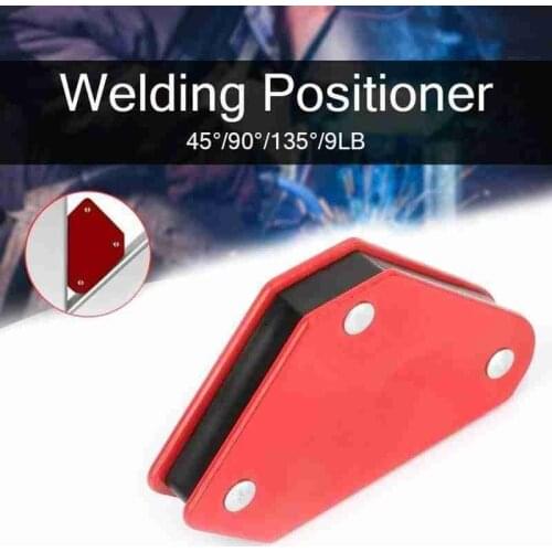 1pcs 5.5LBS Welding Magnetic Holder Strong Magnet 3 Angle Arrow Welder Positioner Power Soldering Locator Tool (Model A)