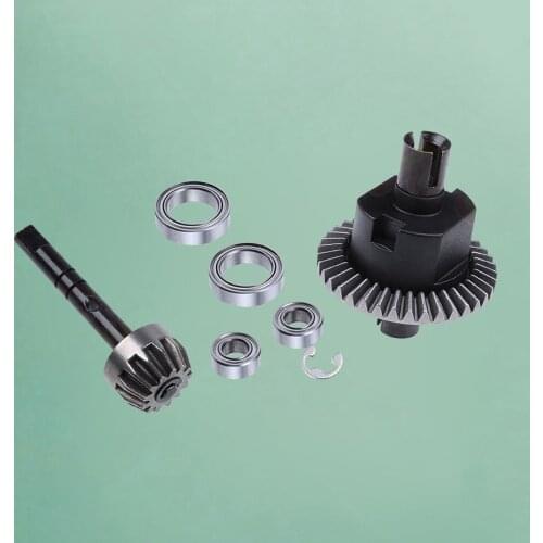 Upgrade Parts Metal Differential Gearbox Kit Set for HSP 94122 94123 94111 94188 94107 1/10 RC Nitro/Electric Car Monster Truck