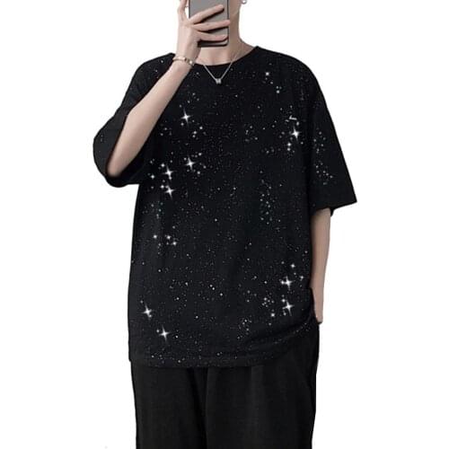 Men Summer Tops Fashionable All Match Loose Short-sleeved O Neck Base T-shirt Top Mens Clothing футболка 2021