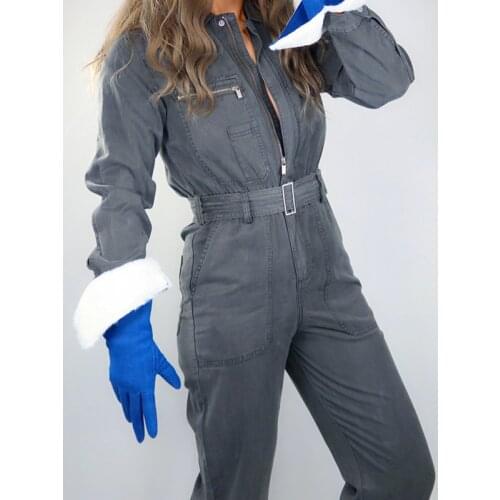 2021 New Denim Clothes Gloves Female 38cm Faux Rabbit Fur Loose Large Sleeve Thicken Thermal Women Long Gloves Unisex WPM01