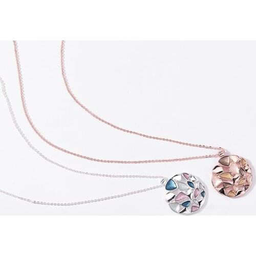 New Tendy Bohemia geometry Hollow Round charms Necklace Women Chokers for Lady women Necklaces Gift 2020 Hit boho Necklace