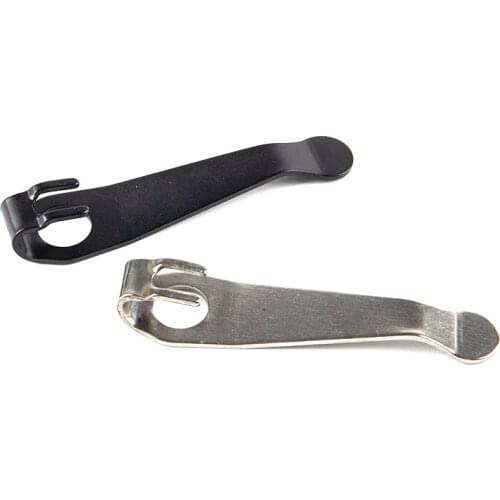 Portable Deep Carry Pocket Clip Titanium Alloy Folding Knife Back Waist Clamp Outdoor Gear Accessories For Para 3 Lightweight