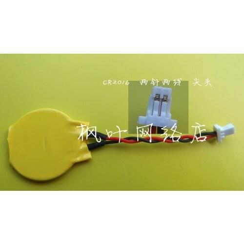 SSEA New Laptop motherboard BIOS CMOS disassemble CR2016 battery For LENOVO For HP For DELL For ACER battery with wire 2pin