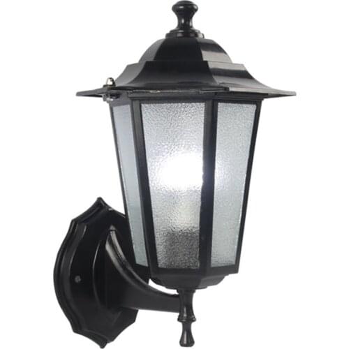 Outdoor Wall Light Fixtures Waterproof Wall Sconce Porch Lights Wall Mount with Glass Shade for Balcony Courtyard Restaurant