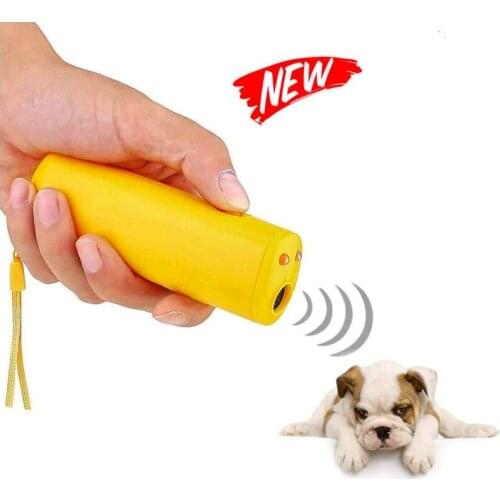 Strengthen Pet Dog Training equipment Ultrasound Repeller 3 in 1 Control Trainer Device Anti Barking Stop Bark Deterrents