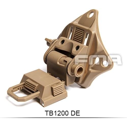 High Quality FMA Helmet Accessories L4G19 NVG Mount DE Plastic version DE TB1200-DE Free Shipping
