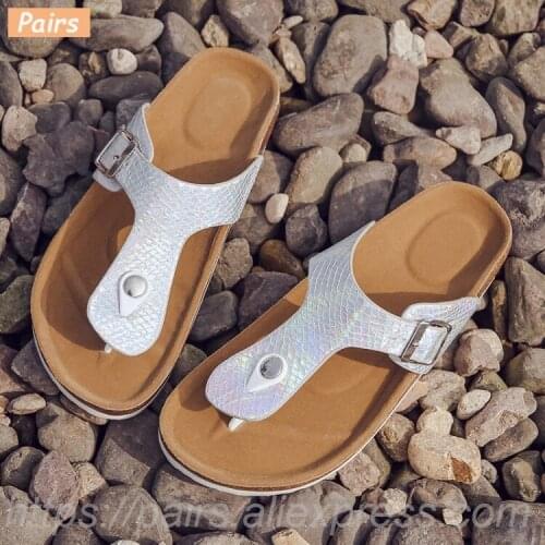 Women Flip Flop Summer Beach Slippers Male Flats Sandals Outdoor Beach Shoes Flip Flops Men Leather EVA Plus Size 35-44