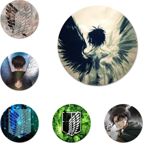 Attack on Titan wings Badge Brooch Pin Accessories For Clothes Backpack Decoration gift 58mm