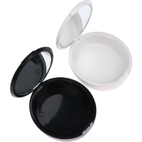 1PCS Dental Retainer Storage Case Denture False Teeth Box With Mirror Mouthguard Container